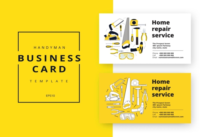 Below is Everything You Want to Know about What to put on a Handyman Business Cards