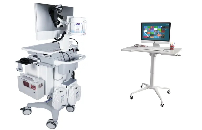Benefits of a Laptop Wheeled Cart on Wheels for Office or Hospital