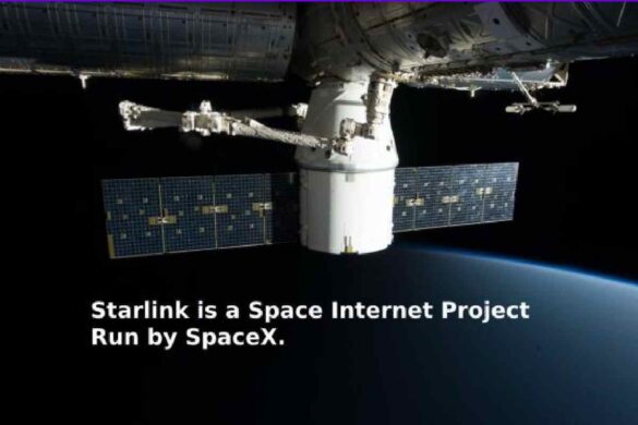 Starlink is a Space Internet Project Run by SpaceX.